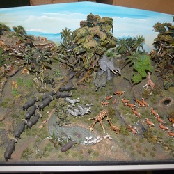 Ostafrika Diorama